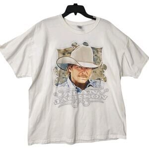VTG ALAN JACKSON 2XL CONCERT TOUR T-SHIRT GRAPHIC TEE COUNTRY MUSIC WESTERN FAN